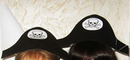 Pirate шапка с ръцете си модел със снимка (снимка) Pirate шапка с ръцете си модели със снимки