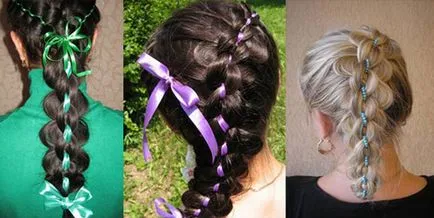 Weave плитки с панделки (30 снимки)