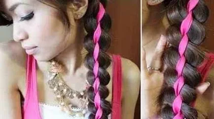 Weave плитки с панделки (30 снимки)