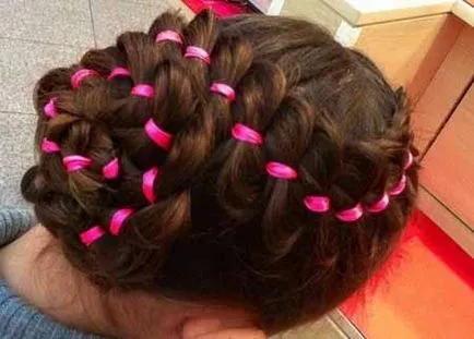 Weave плитки с панделки (30 снимки)