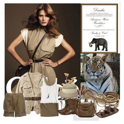 Safari рокля - 50 модела