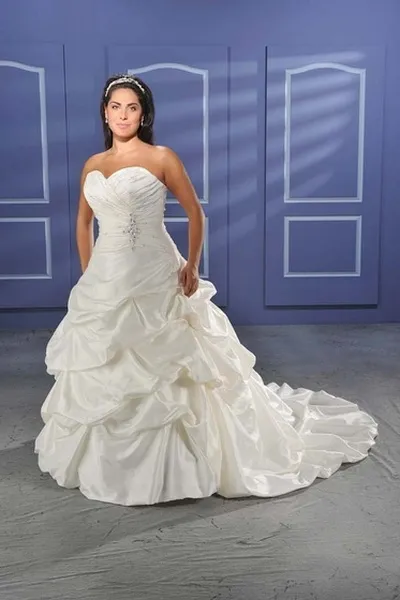 Пълен булка в сватбени рокли, 30 снимки (пълна) Пълен булка в сватбени рокли, 30 снимки