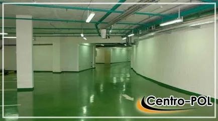 Полиуретанови саморазливни етаж с ръцете си - и потреблението на технологиите