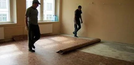 Hogyan tegye linóleum rendesen Hogyan tegye linóleum rendesen