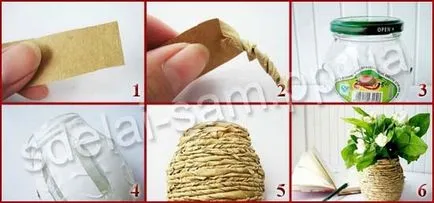 Mesterségek a kötelet a kezét