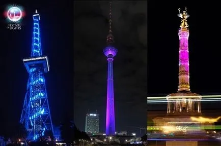 Holiday светлина къде да отида във фестивала на светлините