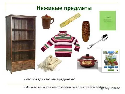 Представяне на това от какво направи 2 клас (преподаване комплект - светът около нас
