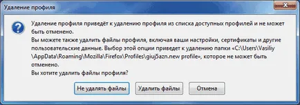 Профил Mozilla Firefox