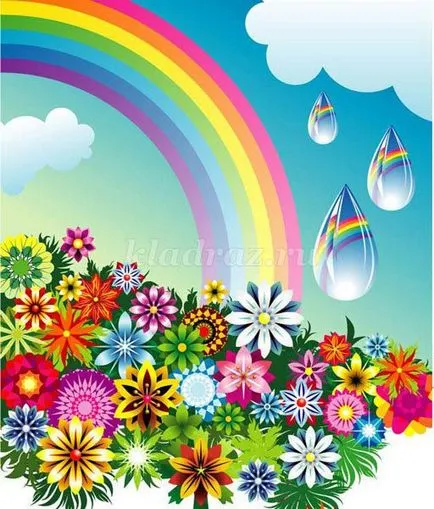 Rainbow със собствените си ръце за детската градина (автора) Rainbow със собствените си ръце за детска градина