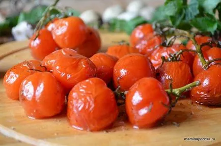 Рецепта пържени чери домати