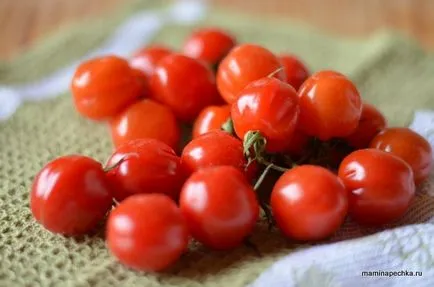Рецепта пържени чери домати