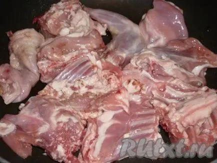 заек рецепта яхния с картофи - рецепта със снимки