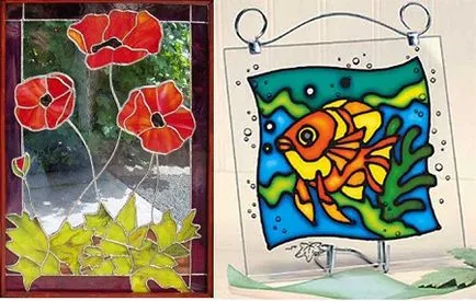 Рисуване стъклописите бои