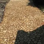 Градински пътеки от дърво 100 красиви снимки