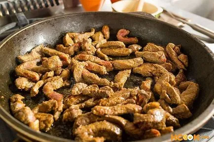 Корейски салата с краставици и месо - стъпка по стъпка рецепти снимки