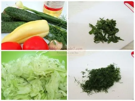 Салата с чушки и домати вкусни рецепти със снимки