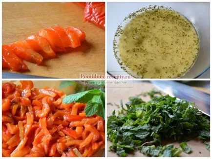 Салата с чушки и домати най-добрите рецепти със снимки