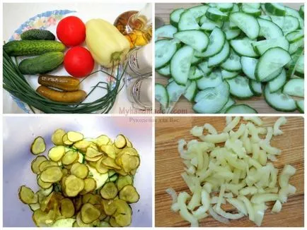 Салата с чушки и домати вкусни рецепти със снимки
