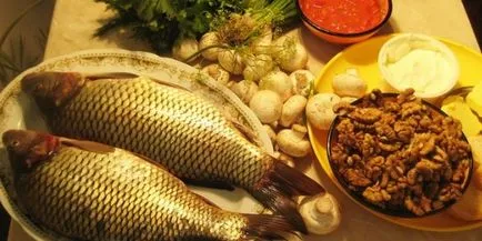 Шаран, печени рецепти със снимки