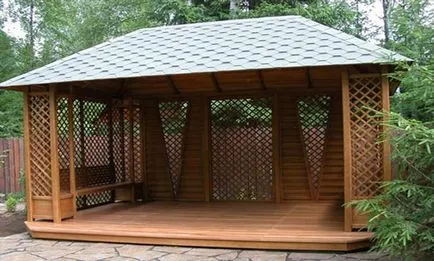 Hogyan lehet a padlón a pavilonban Hogyan lehet a padlón a pavilonban