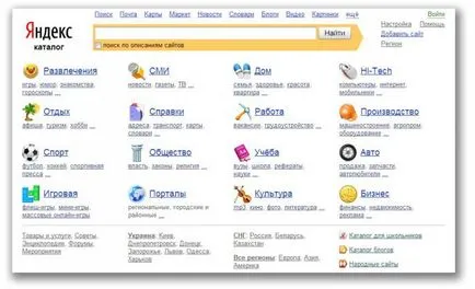 Mi látható a Yandex