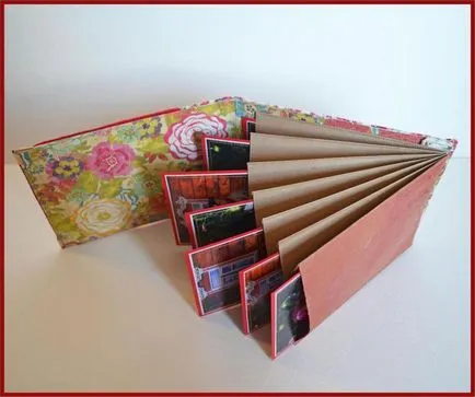Scrapbooking албуми на пликовете с ръцете си