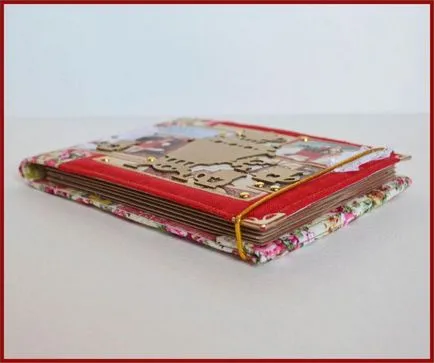 Scrapbooking албуми на пликовете с ръцете си