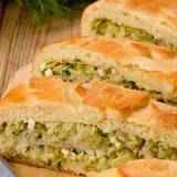 Layer торта с картофи и гъби - рецепта със снимки