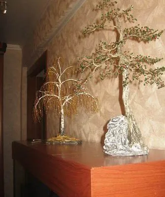 Trunk дърво топчета стъпка майсторски клас