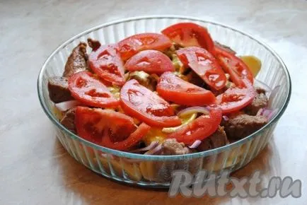 Свинско, печен в пещ със зеленчуци - рецепта със снимки