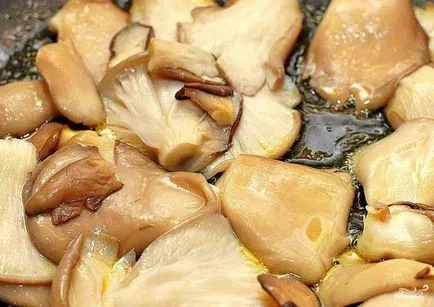 Oyster гъби, пържени картофи - една стъпка по стъпка рецепта със снимки на