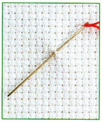Cross Stitch за техника начинаещи и програма за видео и снимки, използване на 1, 2 и 3 нишки