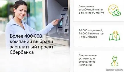 Заплата проект Сбербанк (регистриране на потребителя)