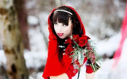 Зимна сватба като невеста красиво изолира