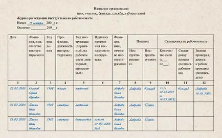 Списания за защита на труда - които трябва да бъдат на организацията през 2017 г. като светкавица, мишката за номериране
