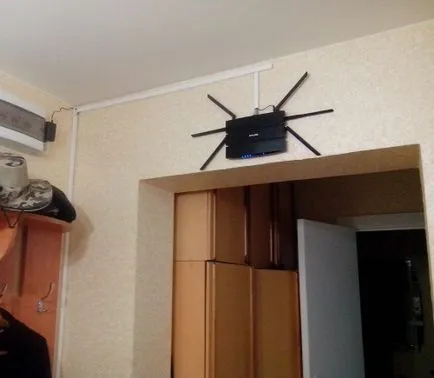 Укрепване на WiFi сигнал с ръце