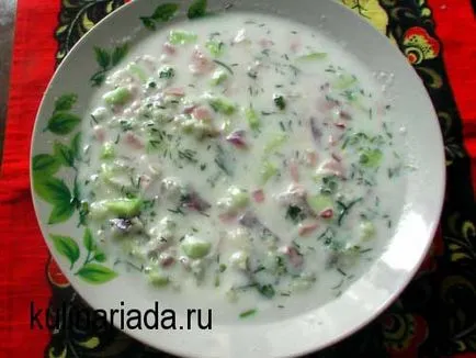 Как да попълните Окрошка