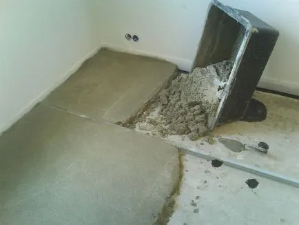 Keverékek betonaljzat fogyasztás