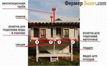 Заек hutches с техните ръце рисунка