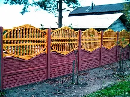 Бетонови огради със собствените си ръце