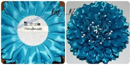Kanzashi далии майсторски клас