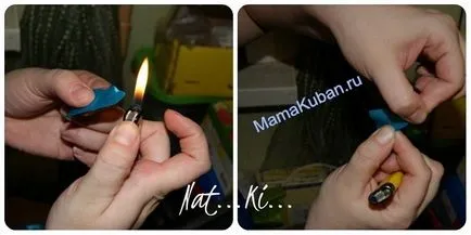 Kanzashi далии майсторски клас
