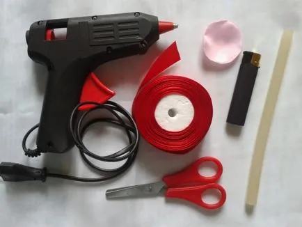 Kanzashi далии майсторски клас
