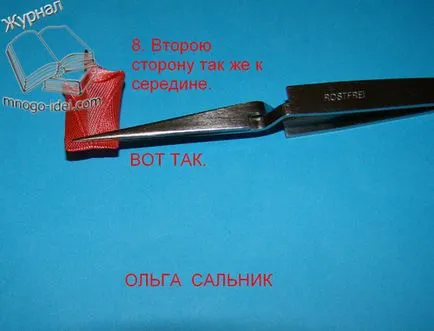 Kanzashi далии майсторски клас