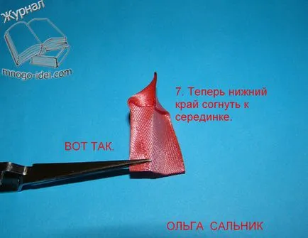 Kanzashi далии майсторски клас