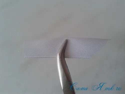 Kanzashi далии майсторски клас