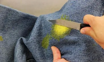 Как да търкат боята с дънки