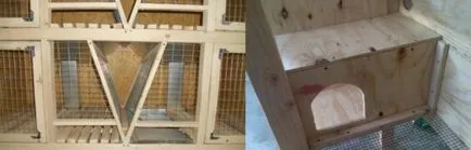 Заек hutches с техните ръце рисунка