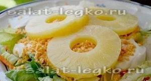 Saláta csirkével és Anas