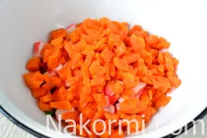 Rák saláta burgonyával